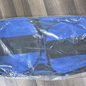 Justin Boots Blue and Black Travel Bag